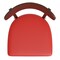 Flash Furniture Red Vinyl Barstool with Walnut Wood Back, 2PK 2-XU-DG6V6RDV-WAL-GG - alternate 10